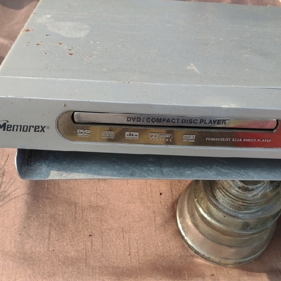 Memorex DVD/Compact Disc Player - Silver - Picture 1 of 4